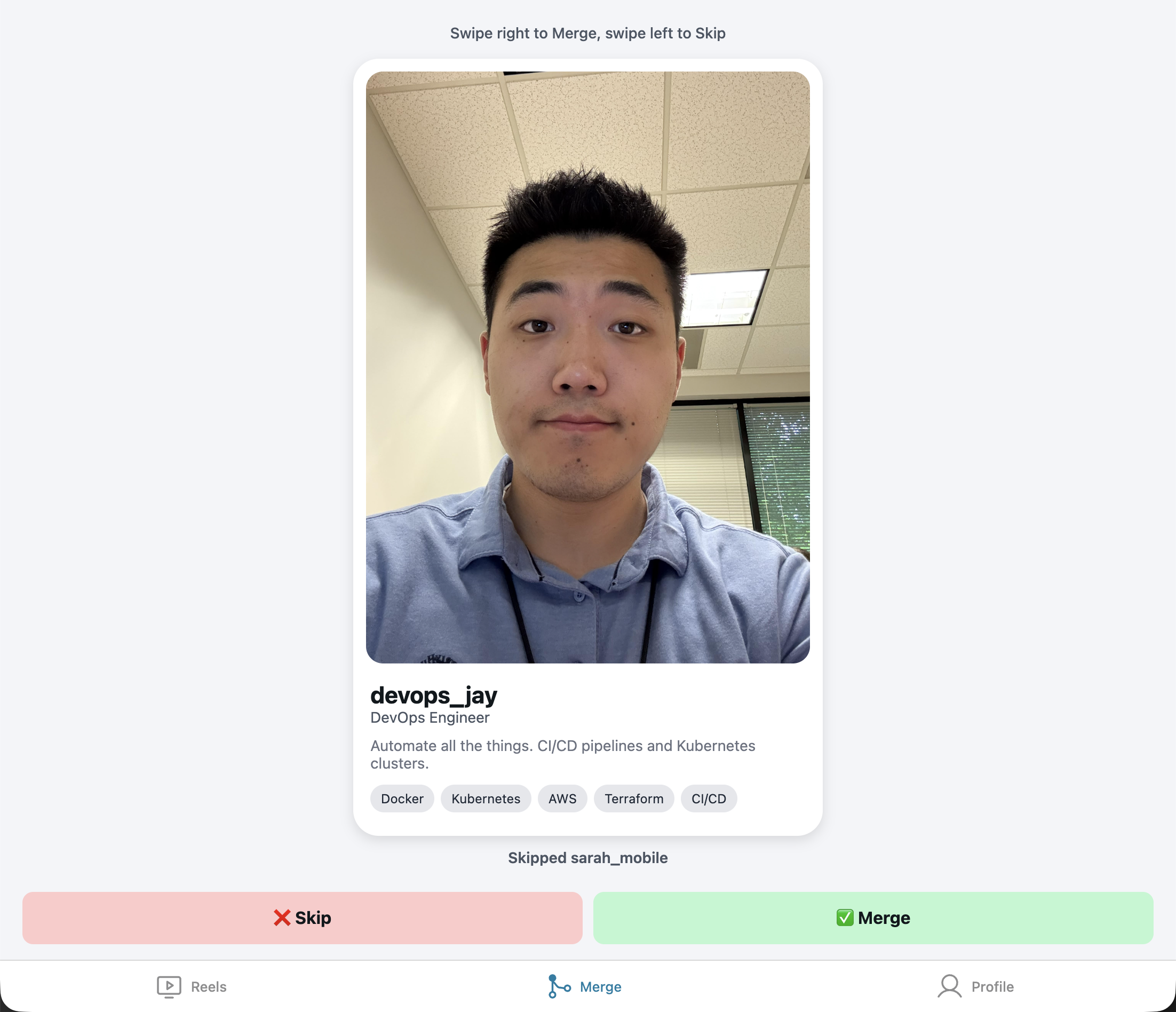 Merged: Social Media for Developers demo